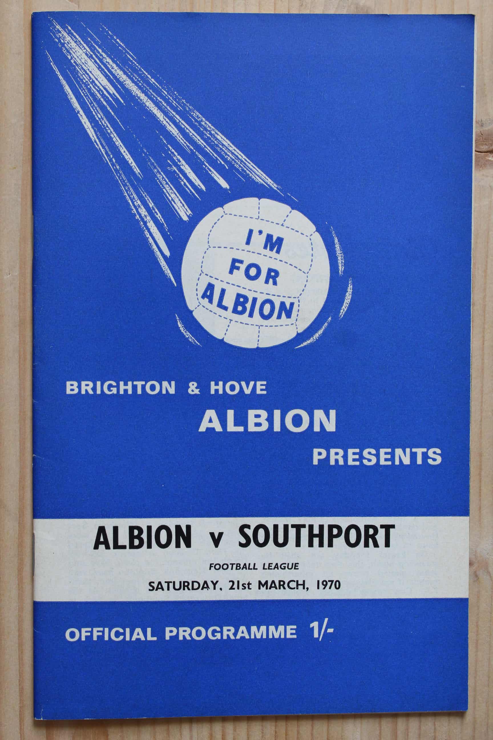 Brighton & Hove Albion FC v Southport